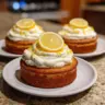 Delicious Great Gatsby Lemon Cakes served on a vintage table