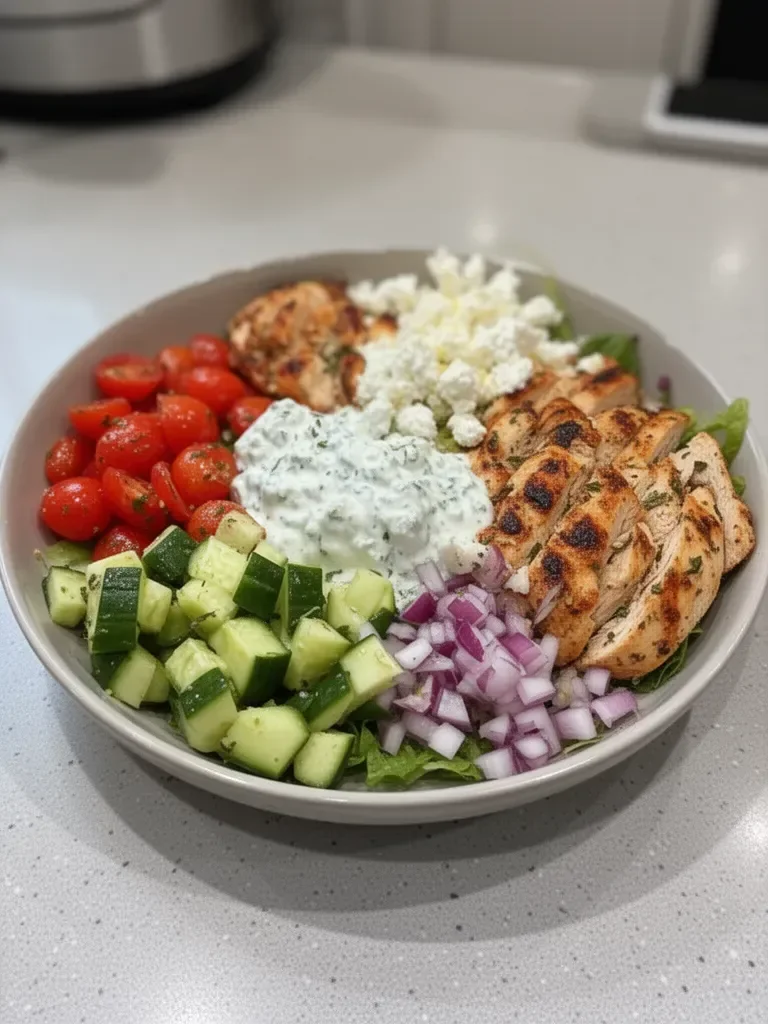 Greek Chicken Bowls