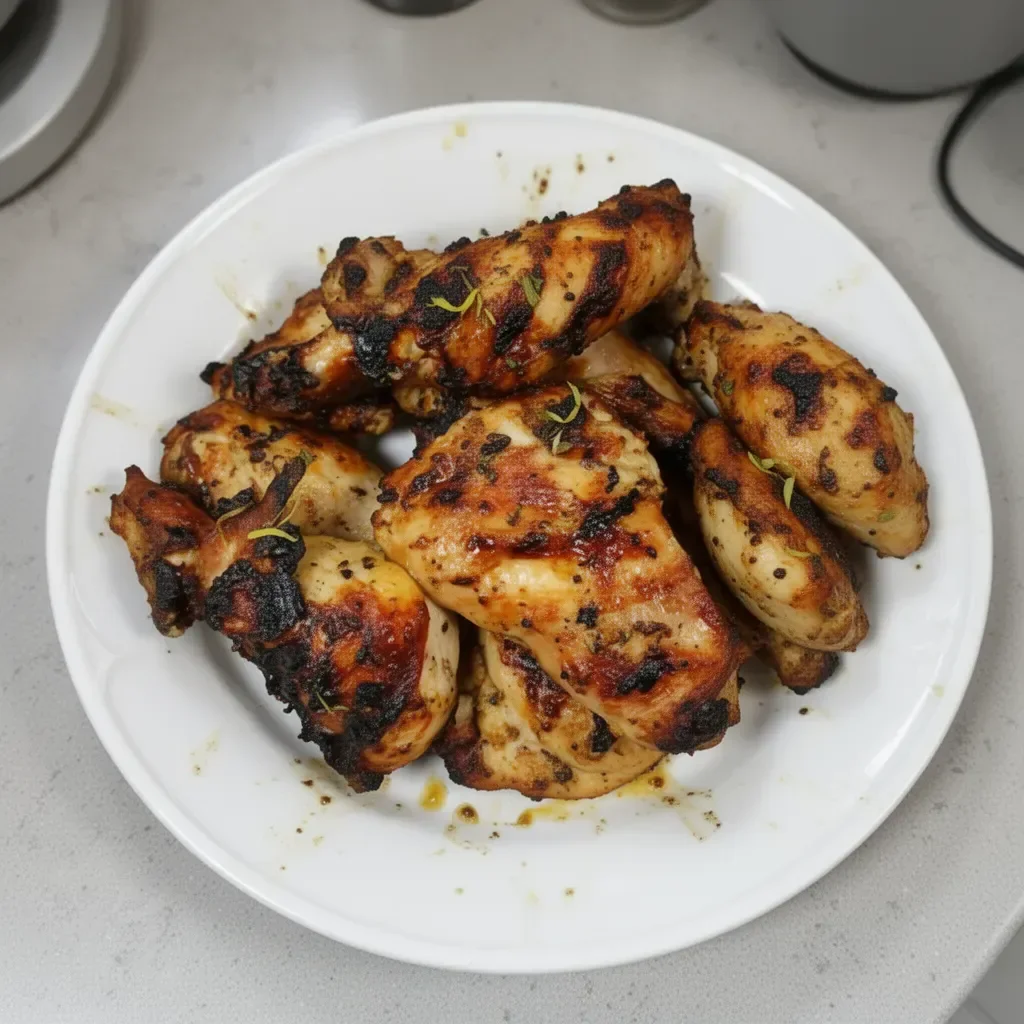 Greek Chicken Marinade ready for grilling with herbs and spices