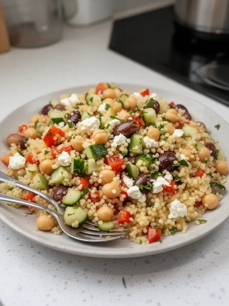 Healthy Mediterranean Couscous Salad