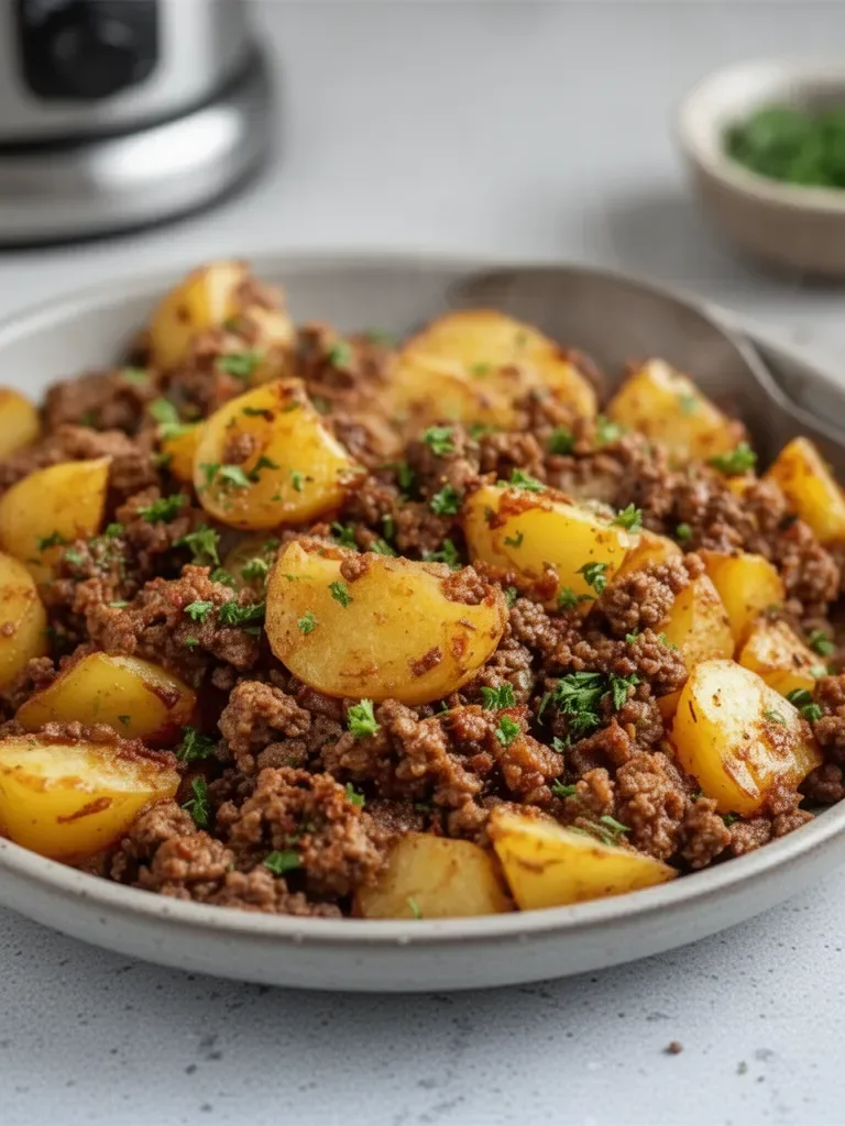 Hearty Ground Beef and Potatoes