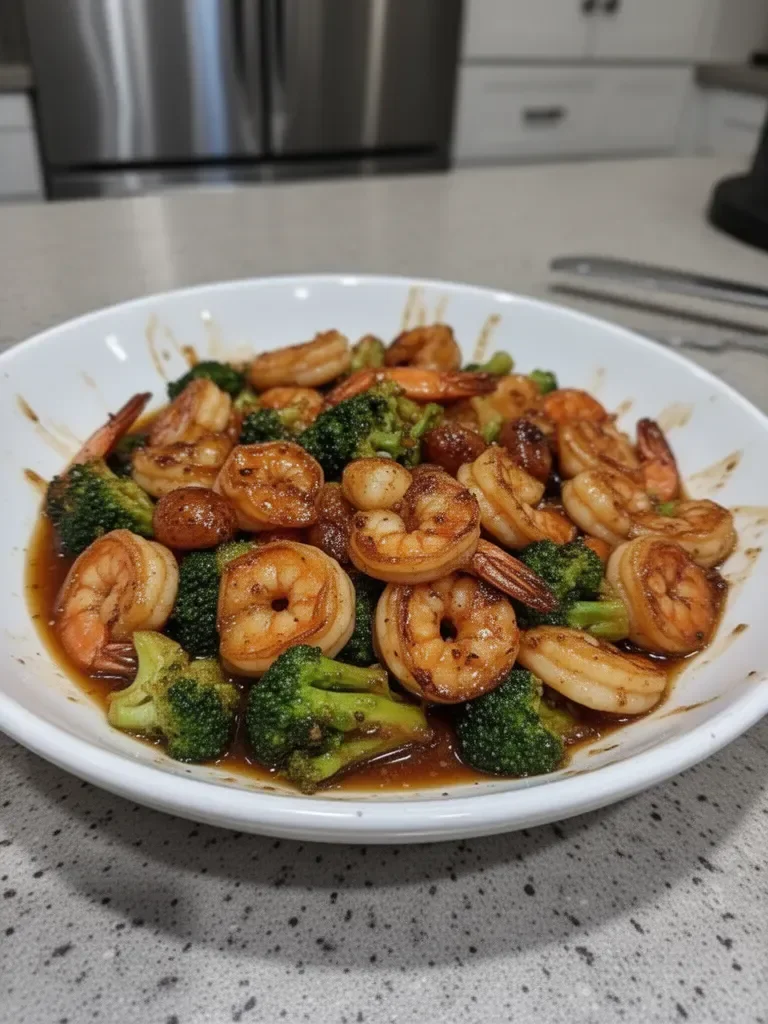 High-Protein Honey Garlic Shrimp