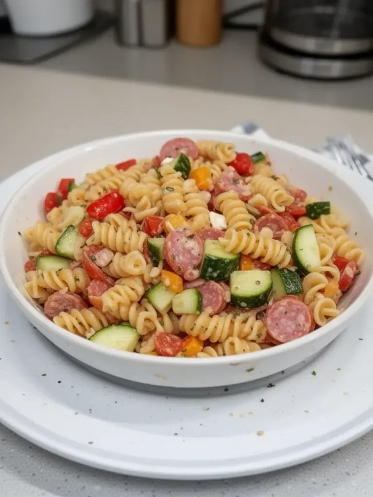 High Protein Italian Pasta Salad