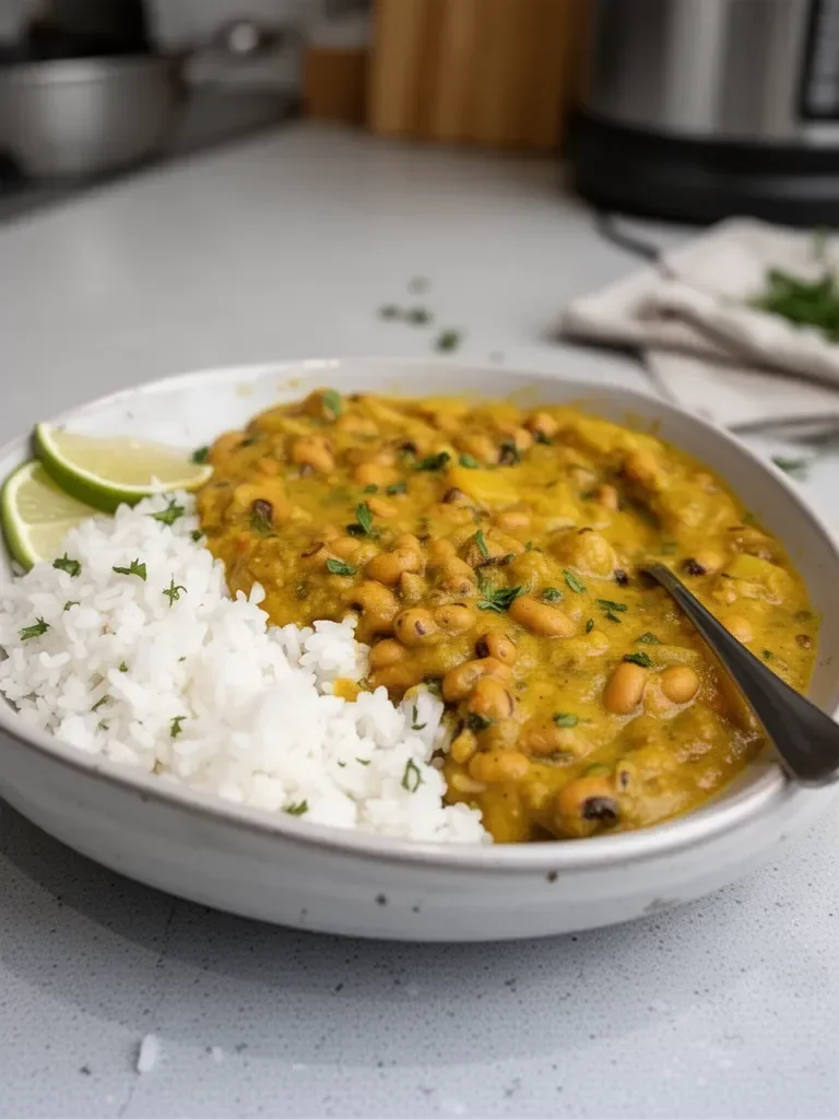 Jamaican Black-eyed Pea Curry