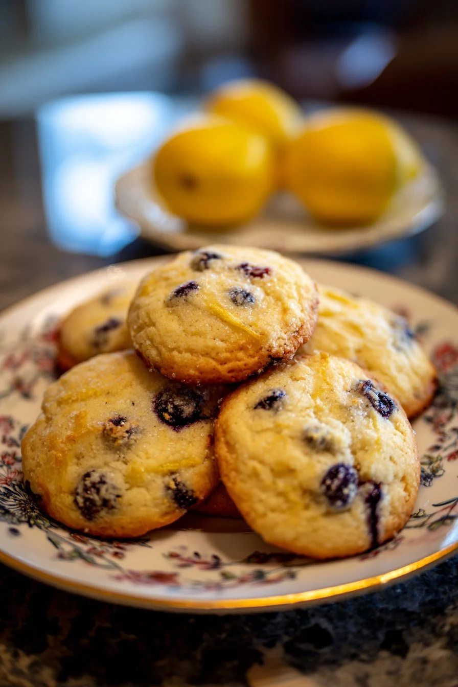 Lemon Blueberry Cookies