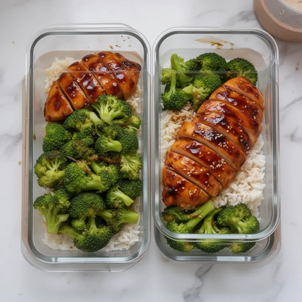 Delicious Meal Prep Teriyaki Chicken Bowls with fresh vegetables and rice