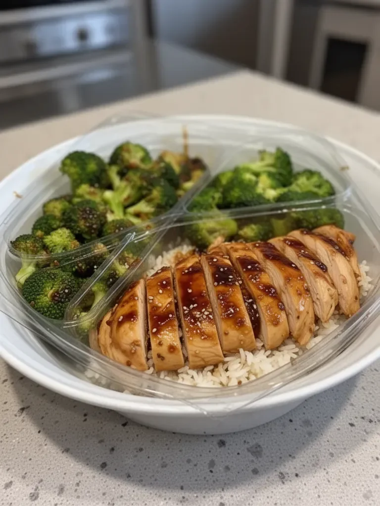 Meal Prep Teriyaki Chicken Bowls