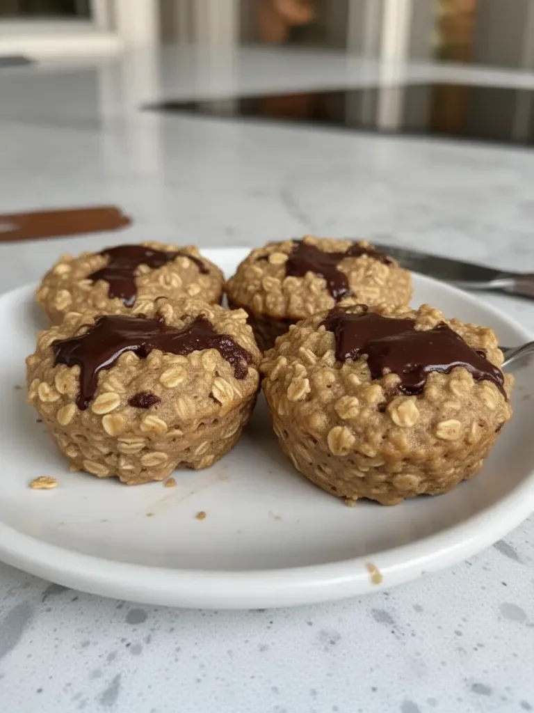 Moist Peanut Butter Protein Oatmeal Cups