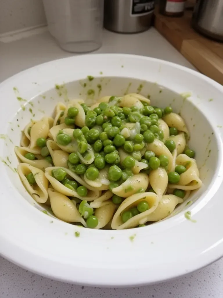 Pasta with peas