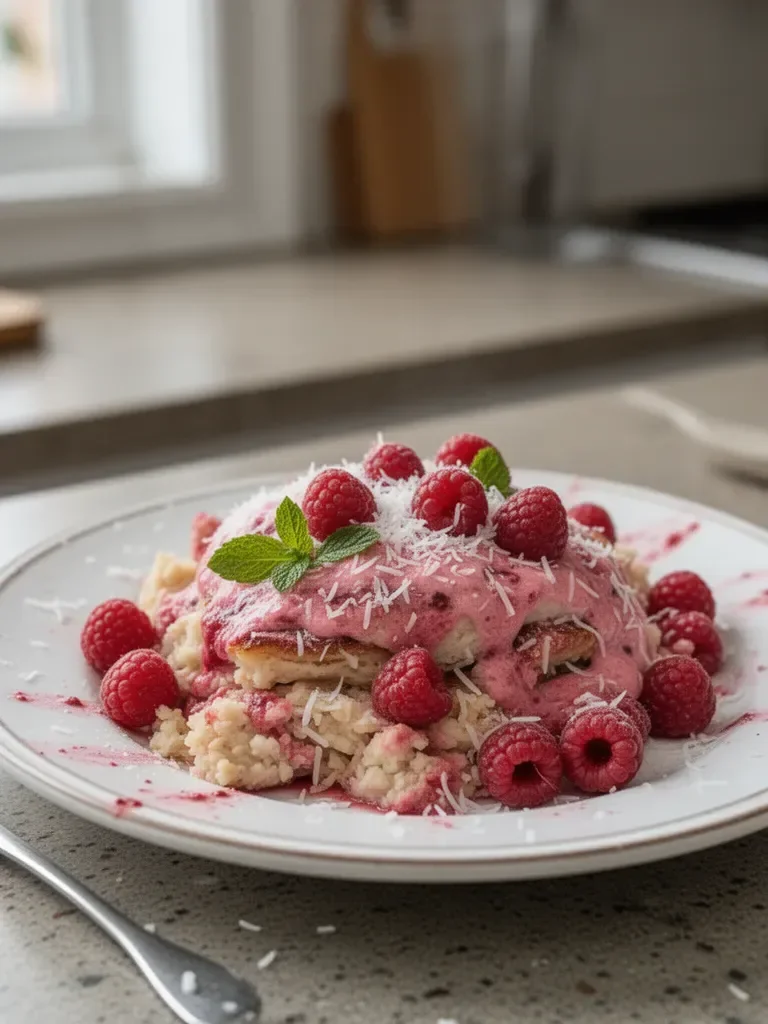 Raspberry Coconut Mojito