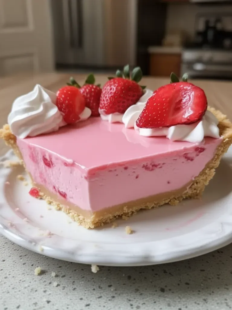 Strawberry Cream Cheese Jello Pie