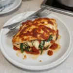 Sundried Tomato & Spinach Chicken Delight served on a plate