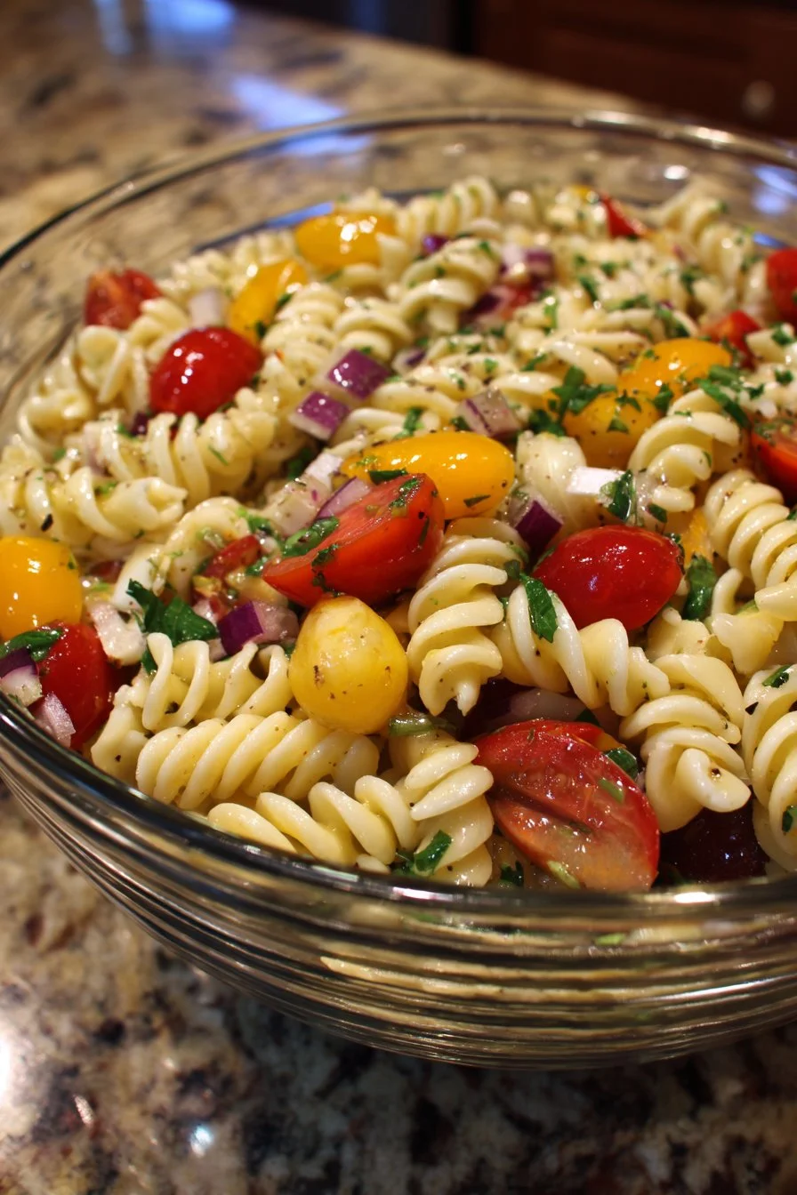 The Best Pasta Salad with Italian Dressing