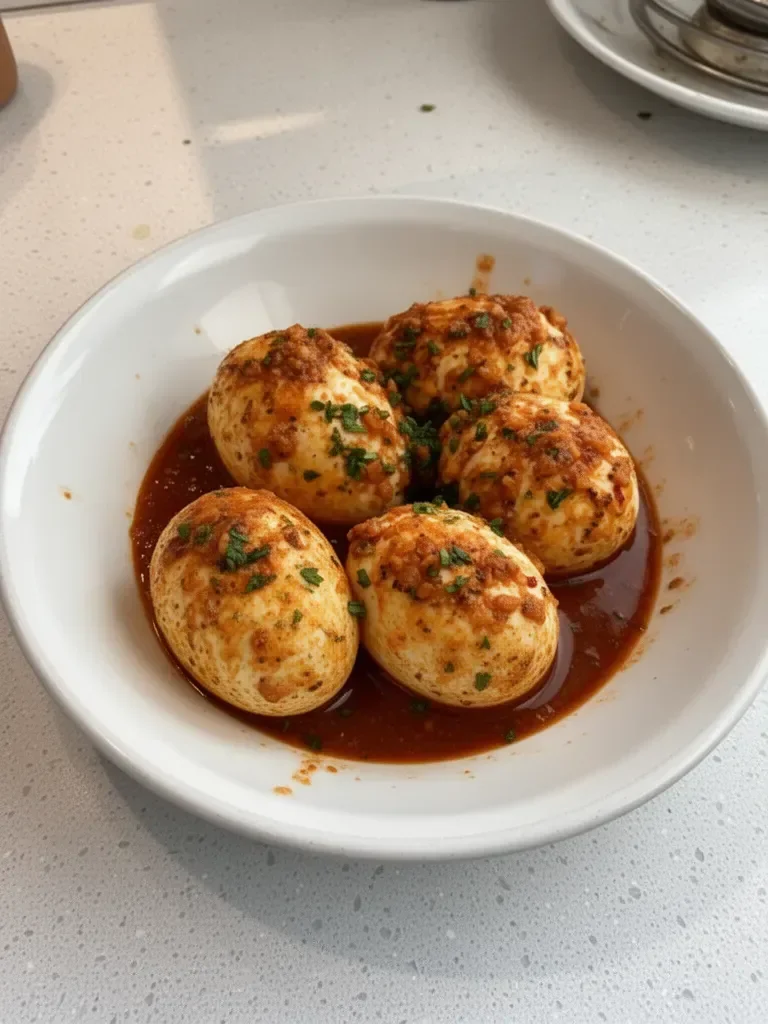 Delicious TikTok Egg Boil recipe with spices and seasonings