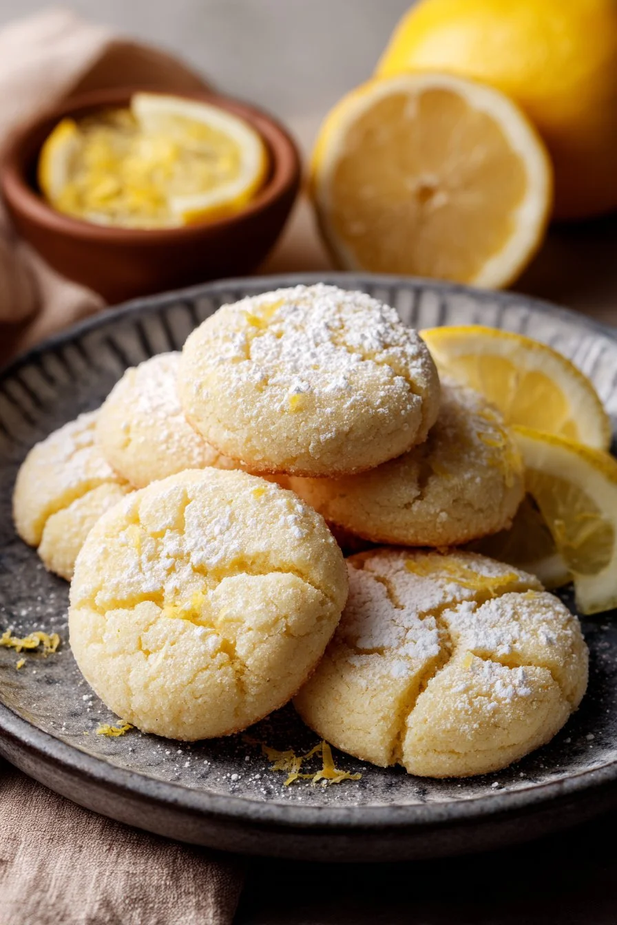 Zesty Lemon Meltaway Cookies