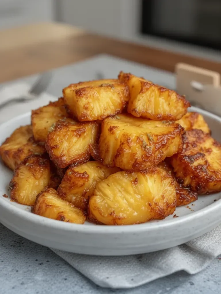Air Fryer Pineapple Chunks