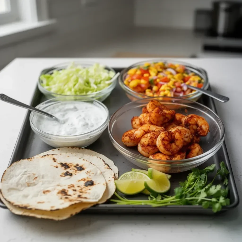 Air Fryer Shrimp Tacos