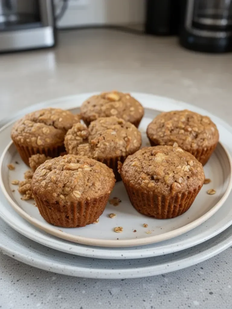 Apple Cinnamon Oat Muffins