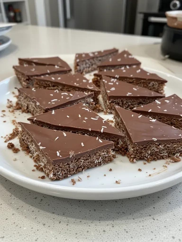 Aussie Crunch - Chocolate Coconut Slice