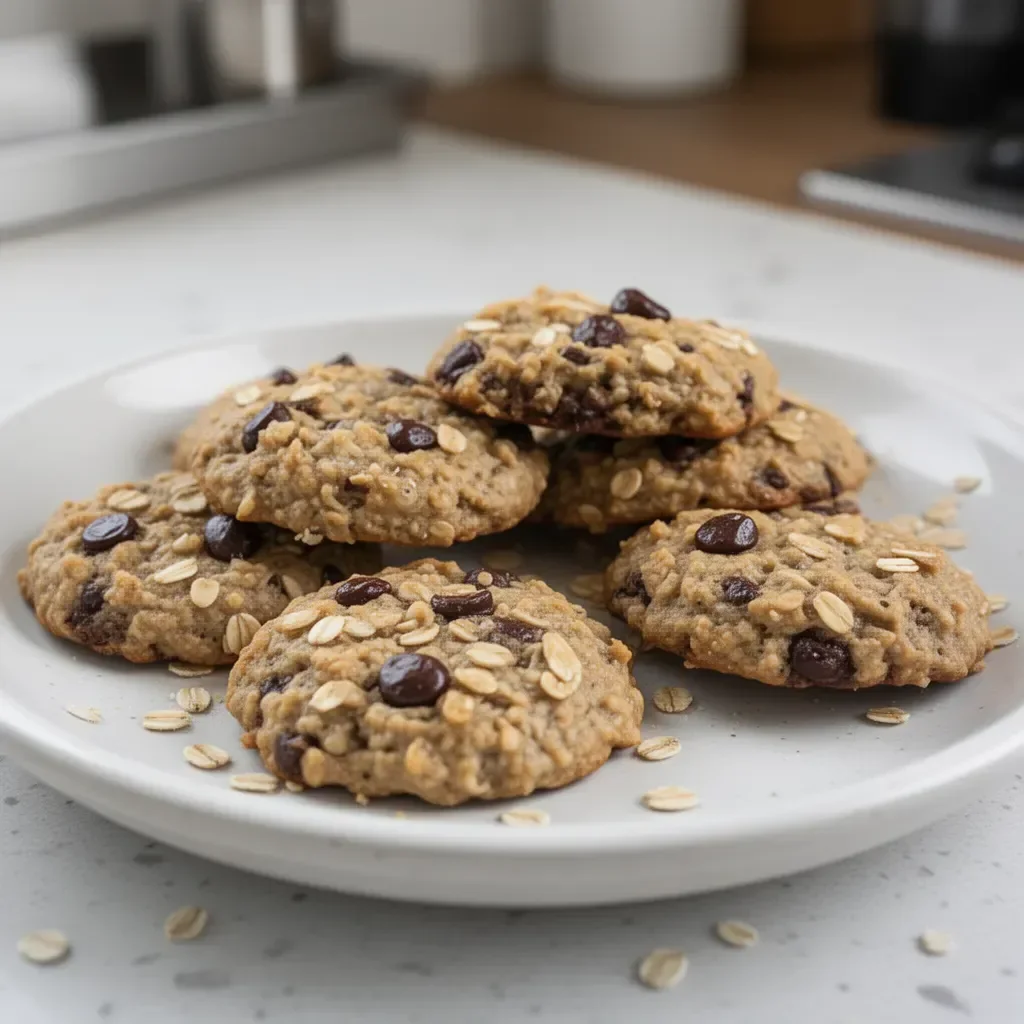 Banana Oatmeal High Protein Breakfast Cookies Recipe