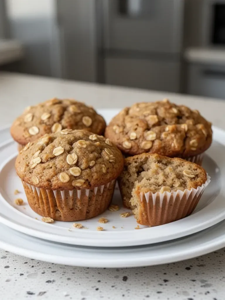 Banana Oatmeal Muffins