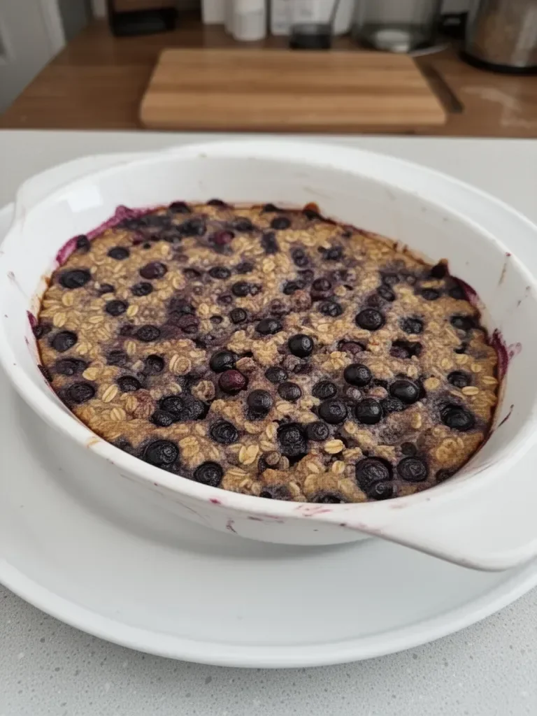 Blueberry Baked Oatmeal Recipe