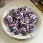 Blueberry Greek yogurt bites for a healthy snack option