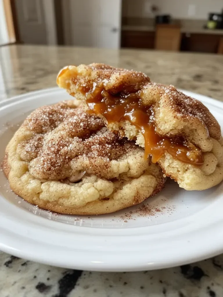 Brown Sugar Cinnamon Caramel Cookies