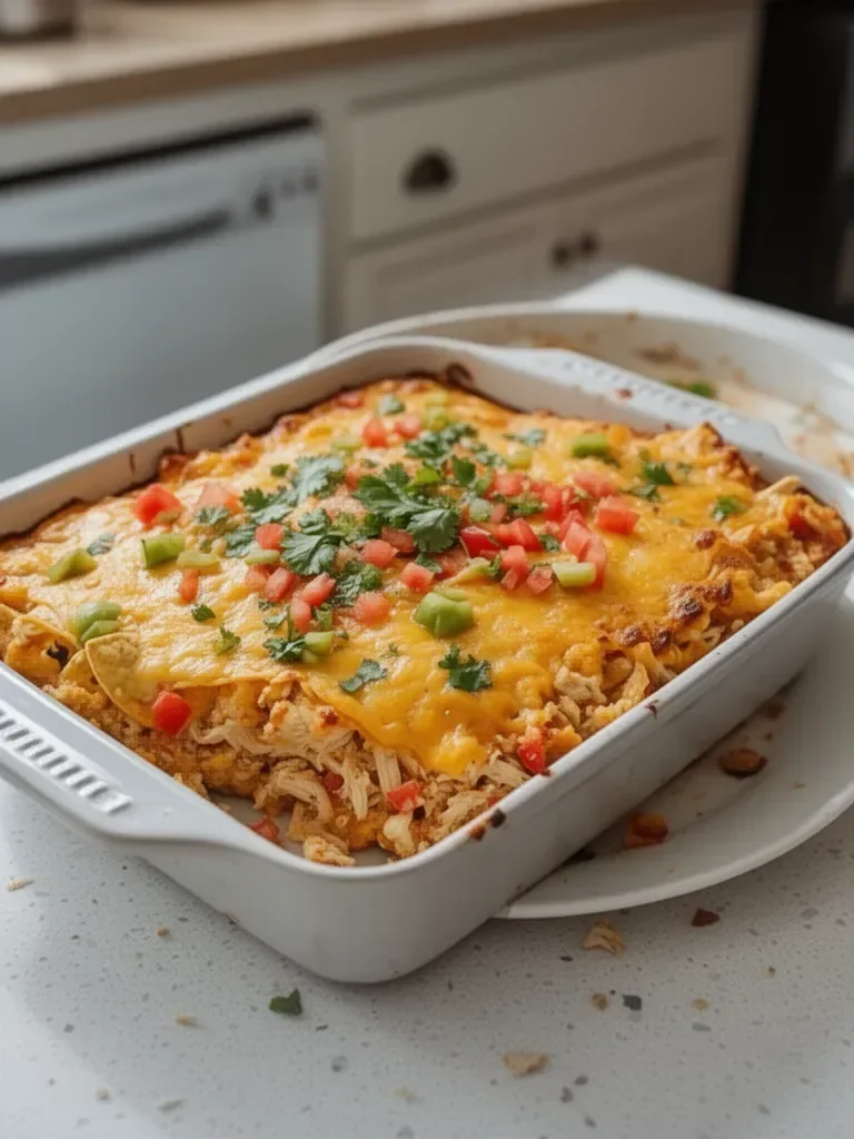 Chicken Taco Casserole