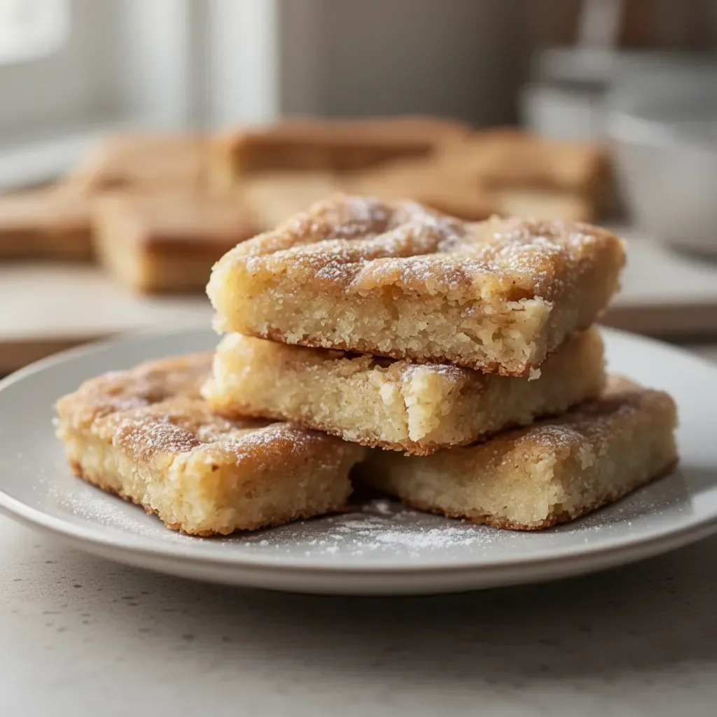 Cinnamon Sugar Blondies