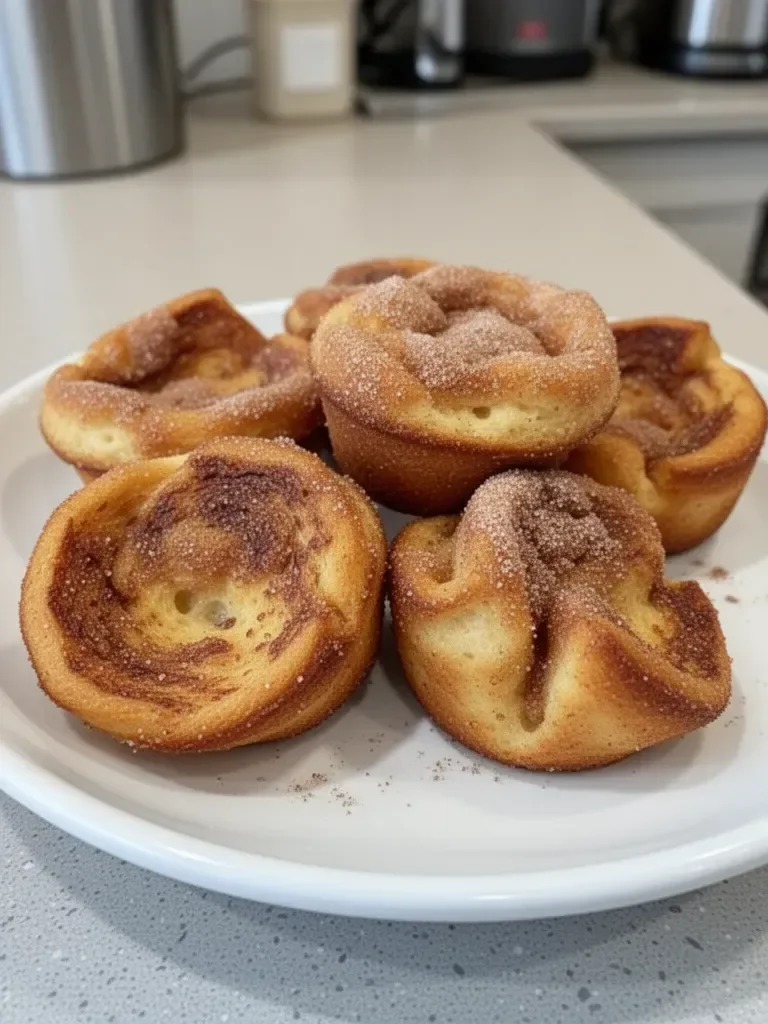 Cinnamon Sugar French Toast Muffins