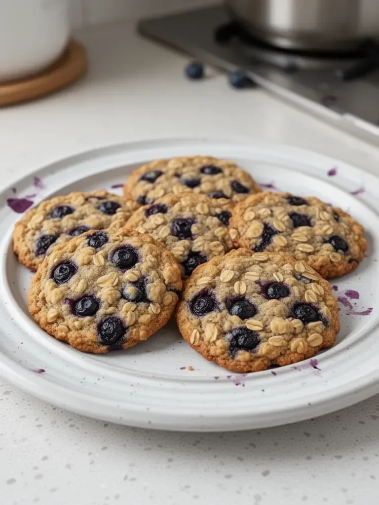 Classic Blueberry Oatmeal Cookies