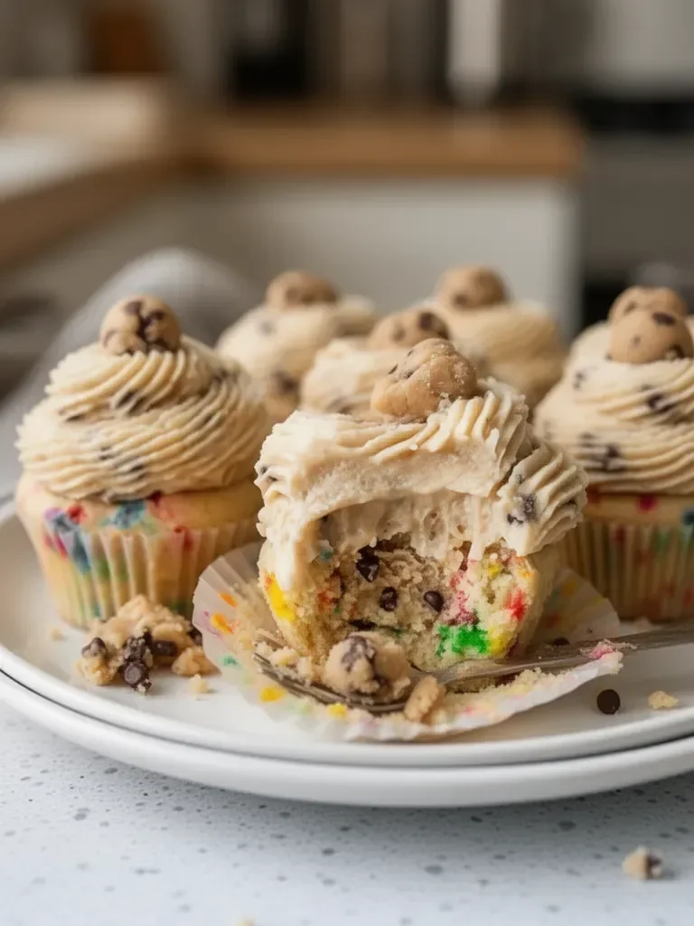 Cookie Dough Cupcakes