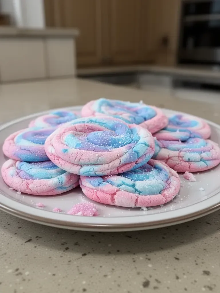 Cotton Candy Cookies Recipe - Fun & Colorful Treats