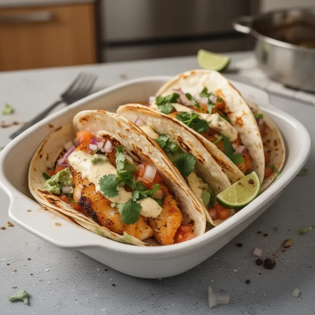 Crispy Cod Fish Tacos