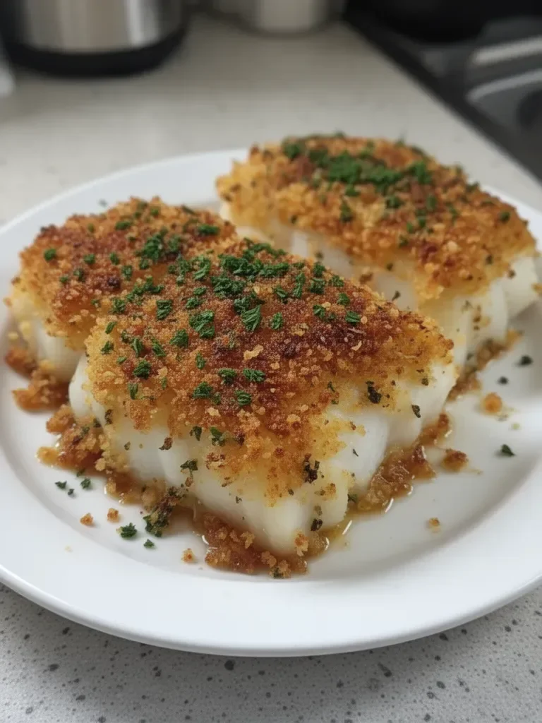 Delightful Easy Boston Baked Cod with Crispy Panko