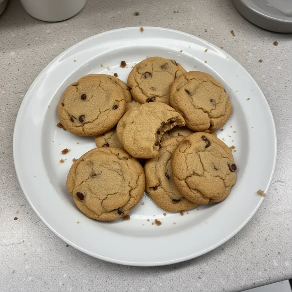 Easy 3 ingredient brown sugar cookies ready to be enjoyed fresh from the oven.