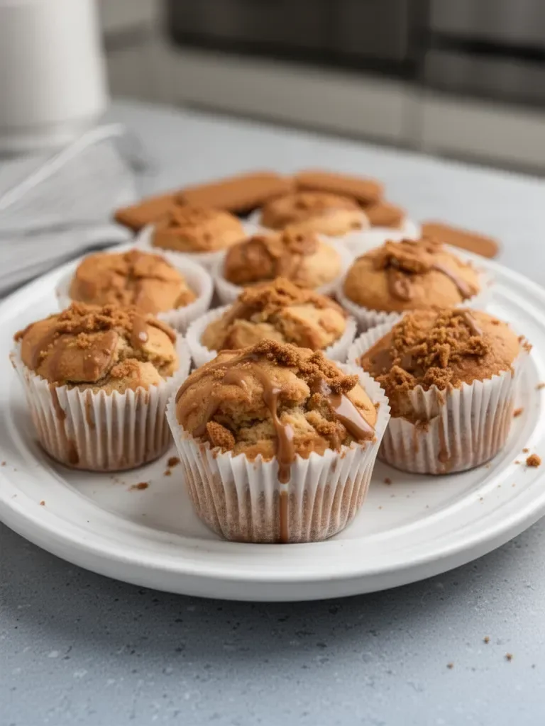 Easy Biscoff Muffins