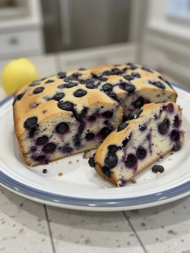 Easy Lemon Blueberry Bread