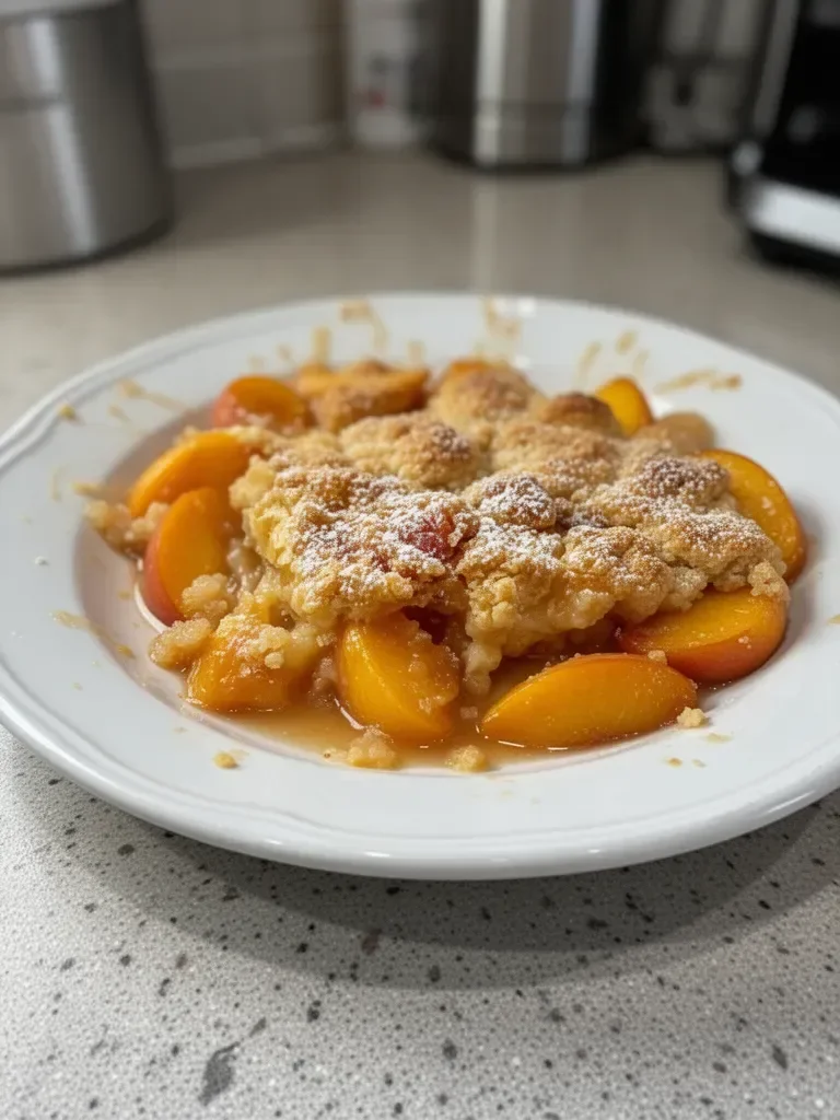 Easy Peach Cobbler