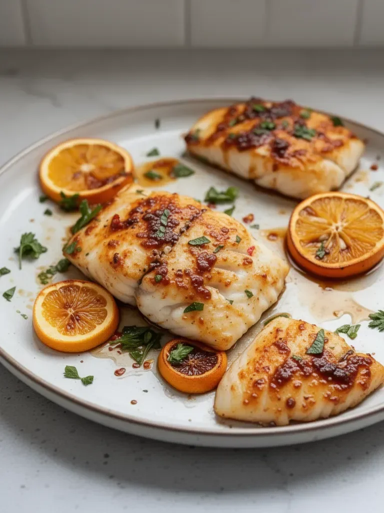 Easy Sheet Pan Cod With Citrus Hoisin Glaze