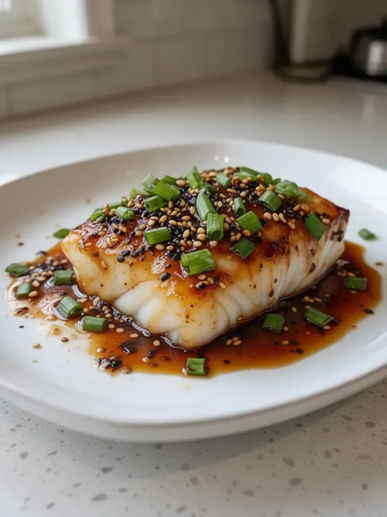 Ginger Soy Glazed Cod