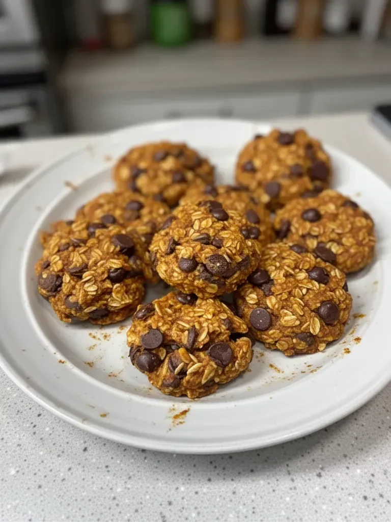Gluten Free Pumpkin Oatmeal Cookies