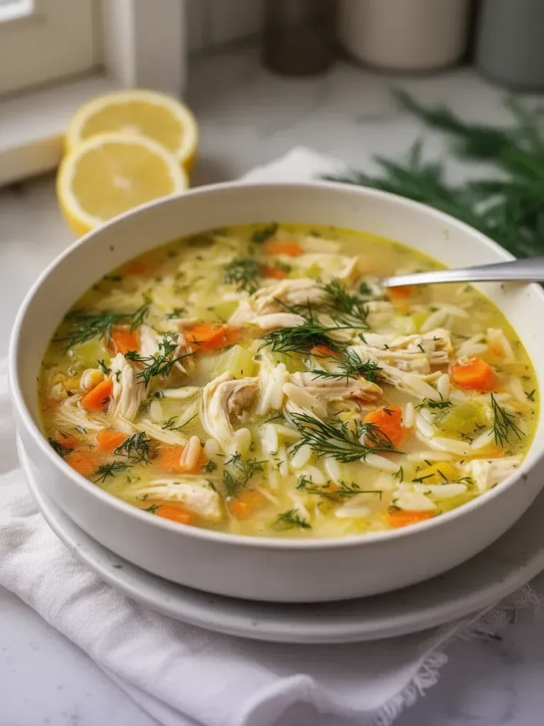Greek Lemon Chicken Soup