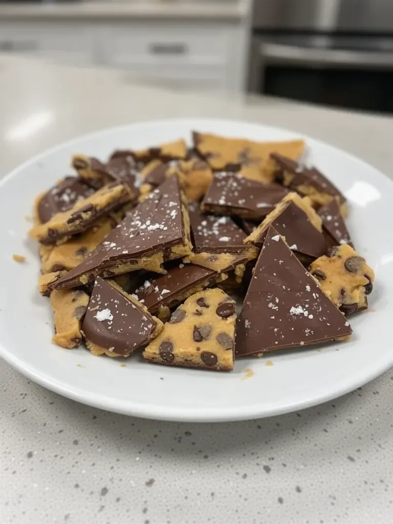 Healthy Cookie Dough Bark