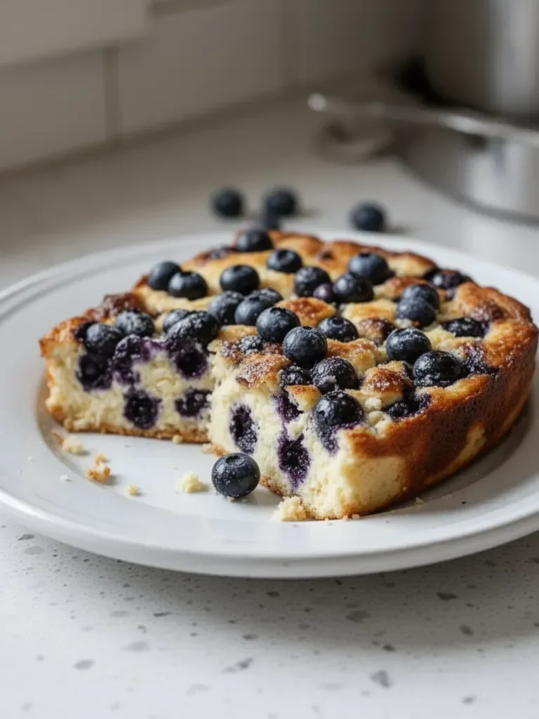 High-Protein Lemon Blueberry Breakfast Bake