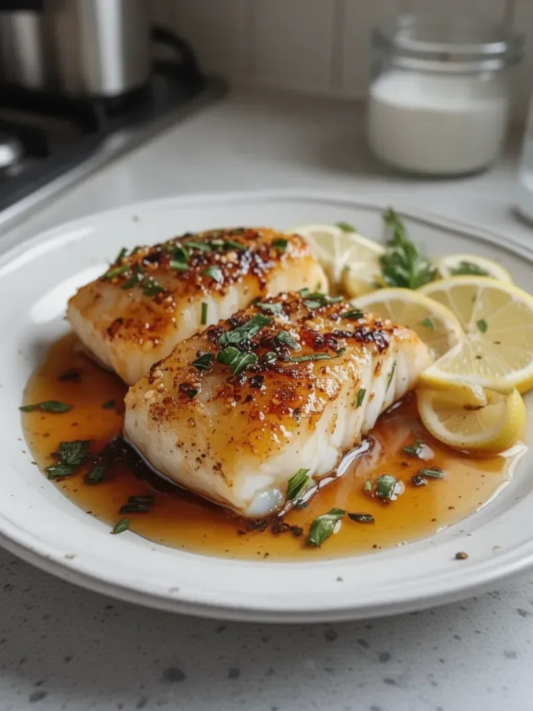 Irresistible Baked Honey Marinated Cod Ready in 30 Minutes