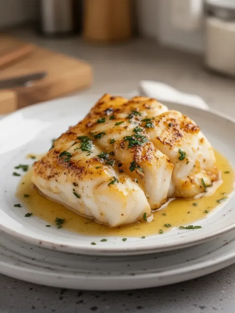 Lemon Butter Pan Seared Cod