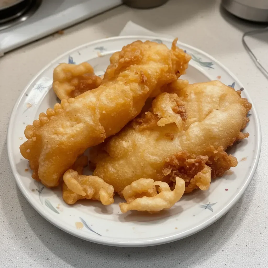 Homemade Long John Silver's fish batter recipe for crispy fried fish