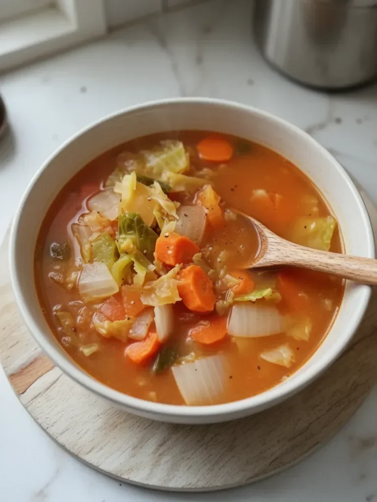 Low Calorie Cabbage Fat Burning Soup